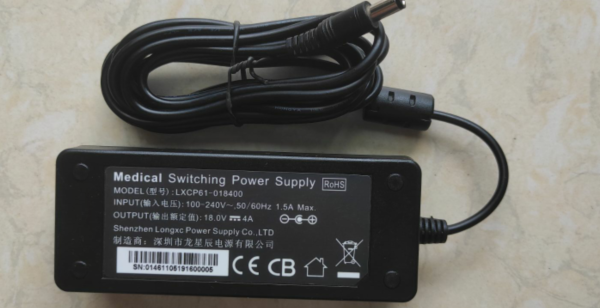 *Brand NEW* 18V 4A 72W AC DC ADAPTHE Medical LXCP61-018400 POWER Supply